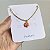 Colar bolinhas 60cm de comprimento com pingente de flor colorida (laranja e rosa) com banho de ouro 18k - Imagem 5