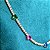 Conjunto brinco e riviera frontal corações cravejados com zircônias coloridas com banho de ouro 18k - Imagem 9