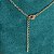 Conjunto brinco e riviera frontal corações cravejados com zircônias coloridas com banho de ouro 18k - Imagem 12