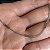 Colar choker detalhe chapeado liso com banho de ródio branco - Imagem 2
