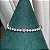 Pulseira riviera corações pink com banho de ródio branco - Imagem 5
