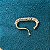 Piercing Fake (de Encaixe) cravejado com zircônias em prata 925 com banho de ouro 18k ou ródio branco (Unitário) - Imagem 5
