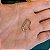 Piercing Fake (de Encaixe) cravejado com zircônias em prata 925 com banho de ouro 18k ou ródio branco (Unitário) - Imagem 4