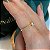 Anel solitário cravejado com zircônia cristal 4mm com 4 garras em prata 925 com banho de ouro 18k - Imagem 8