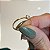 Anel solitário cravejado com zircônia cristal 4mm com 4 garras em prata 925 com banho de ouro 18k - Imagem 7
