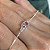 Pulseira com zircônia oval rosa em prata 925 - Imagem 4
