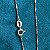 Colar com pingente de cruz cravejada com zircônias cristal em prata 925 com banho de ouro 18k - Imagem 7