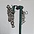 Brinco ear cuff cascata cravejado com zircônias cristal com banho de ródio branco - Imagem 8