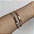 Pulseira bracelete martelado liso com banho de ouro 18k ou ródio branco - Imagem 10