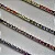 Colar riviera cravejado com zircônias coloridas (rainbow) com espessura 2 mm e comprimento 39cm em prata 925 com banho de ouro 18k ou ródio branco - Imagem 4