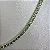 Colar riviera cravejado com zircônias na cor aqua com espessura 2 mm e comprimento 39cm em prata 925 com banho de ouro 18k - Imagem 5