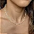 Colar riviera cravejado com zircônias na cor cristal com espessura 2 mm e comprimento 39cm em prata 925 com banho de ouro 18k ou ródio branco - Imagem 9