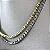 Colar riviera cravejado com zircônias na cor cristal com espessura 2 mm e comprimento 39cm em prata 925 com banho de ouro 18k ou ródio branco - Imagem 6