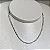 Colar riviera cravejado com zircônias na cor cristal com espessura 2 mm e comprimento 39cm em prata 925 com banho de ouro 18k ou ródio branco - Imagem 7