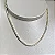 Colar riviera cravejado com zircônias na cor cristal com espessura 2 mm e comprimento 39cm em prata 925 com banho de ouro 18k ou ródio branco - Imagem 12