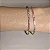Pulseira riviera cravejada com zircônias coloridas (rainbow) com espessura 2 mm e comprimento 18cm em prata 925 com banho de ouro 18k ou ródio branco - Imagem 1