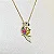 Colar com pingente de papagaio calopsita cravejado com zircônias coloridas em prata 925 com banho de ouro 18k ou ródio branco - Imagem 1