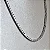 Colar riviera cravejado com zircônias na cor cristal com espessura 2 mm e comprimento 45cm em prata 925 com banho de ouro 18 ou ródio branco - Imagem 5