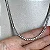 Colar riviera cravejado com zircônias na cor cristal com espessura 2 mm e comprimento 45cm em prata 925 com banho de ouro 18 ou ródio branco - Imagem 3
