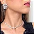 Colar riviera mini florzinhas cravejadas com zircônias na cor cristal fecho deslizante com banho de ródio branco - Imagem 14