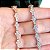 Pulseira riviera uva cravejada em 4 pontos com zircônias na cor cristal de espessura 3mm e comprimento 18m com banho de ouro 18k ou ródio branco - Imagem 5