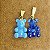 Conjunto de pingentes ursinhos coloridos com banho de ouro 18k - Imagem 4