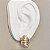 Brinco argola click grossa acetinada fosca com banho de ouro 18k ou ródio branco - Imagem 2