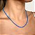 Colar Mini Elos Azul com Banho de Ouro 18k - Imagem 1