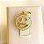 Pingente Smile Cravejado com Zircônias Cristal com Banho de Ouro 18k - Imagem 3