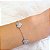 Pulseira 4 corações cravejados zircônias na cor cristal com banho de ródio branco - Imagem 11