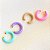 Piercing Fake (de encaixe) Esmaltado em Tons Pastel (Verde Água, Lavanda / Lilás, Bege e Rosa) com Espessura de 3mm e Banho de Ouro 18k (Unitário) - Imagem 10