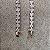 Pulseira riviera mini florzinhas cravejadas com microzircônias lilás 17cm de comprimento com banho de ródio branco - Imagem 6