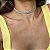 Colar Choker Riviera com Quatro Fileiras Cravejadas de Zircônias Cristal com Banho de Ouro 18k ou Ródio Branco - Imagem 1