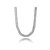 Colar Choker Riviera com Quatro Fileiras Cravejadas de Zircônias Cristal com Banho de Ouro 18k ou Ródio Branco - Imagem 6
