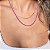 Colar Riveira Frontal com Banho de Ouro 18k ou Ródio Branco - Imagem 10