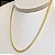 Colar rendado liso com banho de ouro 18k - Imagem 5