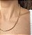 Colar rendado liso com banho de ouro 18k - Imagem 2
