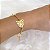 Pulseira bracelete 4 onças lisas 18cm de comprimento com banho de ouro 18k - Imagem 9