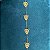 Pulseira bracelete 4 onças lisas 18cm de comprimento com banho de ouro 18k - Imagem 3