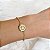 Pulseira girassol liso com banho de ouro 18k ou ródio branco - Imagem 14