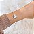 Pulseira girassol liso com banho de ouro 18k ou ródio branco - Imagem 6