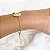 Pulseira girassol liso com banho de ouro 18k ou ródio branco - Imagem 13