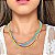Colar Corrente Veneziana Colorida (Laranja Neon, Rosa Escuro, Azul, Verde Limão, Verde Água ou Lavanda / Lilás) com Espessura de 1,5 Milímetros - Imagem 8