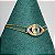 Pulseira olho grego cravejado zircônias coloridas (rainbow) com banho de ouro 18k - Imagem 8
