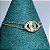 Pulseira olho grego cravejado zircônias coloridas (rainbow) com banho de ouro 18k - Imagem 6