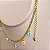 Colar com Flores de Contas Coloridas em Tons Pastel com Banho de Ouro 18k - Imagem 6
