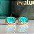 Brinco Retangular Cravejado com Zircônias Cristal e Fusion Turmalina com Banho de Ouro 18k - Imagem 3