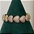 Pulseira corações médios cravejados com zircônias na cor cristal 18cm de comprimento com banho de ouro 18k - Imagem 11