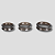 COCKRINGS | Kit com 3 Anéis Peniano em Silicone Black - Imagem 3