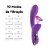 CAESAR | Vibrador do Ponto G com Sugador Clitoriano 10 Modos - Imagem 4